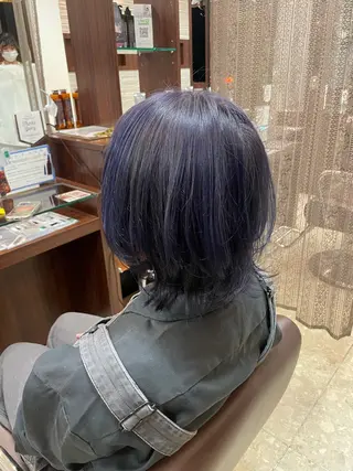 ミディアム カラー 佐藤 由依/透明感カラーのヘアスタイル