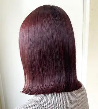 ミディアム カラー 💐美しいショート× パーマ💐早坂駆留のヘアスタイル