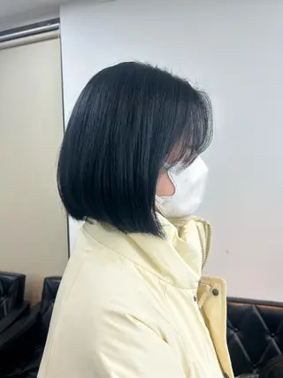 ミディアム ダブルカラー/韓国 ヘア/さわのあかねのヘアスタイル