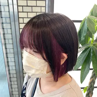 カラー 韓国ヘア AINA🐱のヘアスタイル