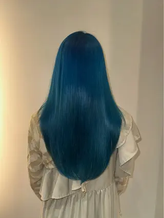 ロング カラー 松本 雪愛のヘアスタイル
