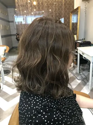 ミディアム 髪質改善縮毛矯正 リピートNo.1米倉のヘアスタイル