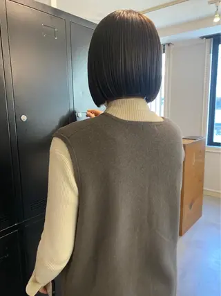 ショート SALT WATER所属・南堀江ハイトーン ×カットMIKU🍒のヘアスタイル