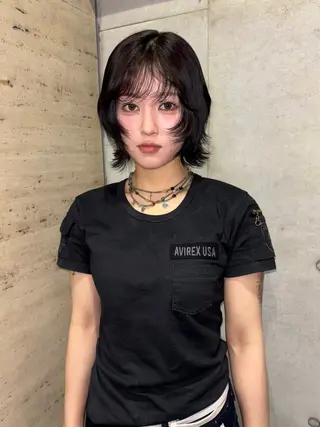 ショート カラー ヘアアレンジ ✩似合わせカラー /ボブ✩momoのヘアスタイル