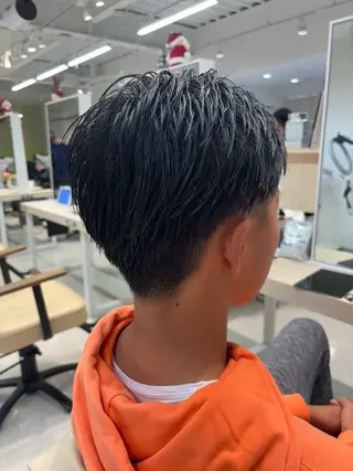 メンズ メンズパーマ/ スパイキー/フェードのヘアスタイル