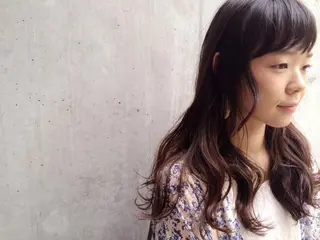 ロング milk所属・キノシタ マユのヘアスタイル