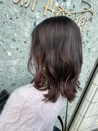 カラー 茅ヶ崎/ハイライト/ ハイトーン/関口実華のヘアスタイル