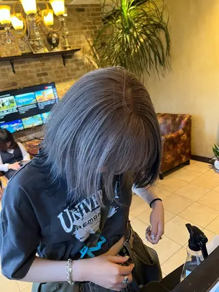 ミディアム 🧡ミルクティー/ レイヤー🧡ショウナのヘアスタイル