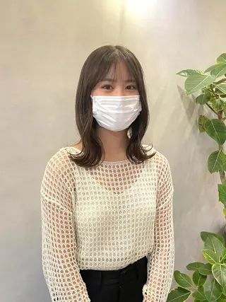 ミディアム salowin梅田茶屋町north所属・くがれいじ 梅田/ショート/ボブのヘアスタイル