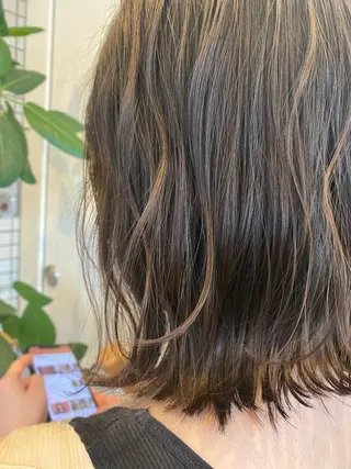 ミディアム 透明感カラー 🩰asumiのヘアスタイル