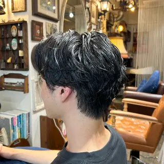 パーマ メンズ BRITS 渡辺 菜々子のヘアスタイル