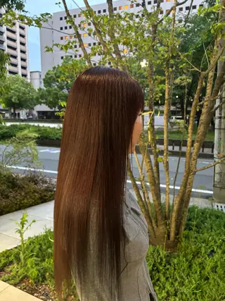 ロング カラー モテ髪💕ハイトーン ベージュ yuriaのヘアスタイル