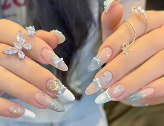 ネイル By moonネイル 🌷ワンホン/韓国風のネイルデザイン
