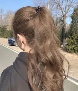 ロング カラー ヘアアレンジ 透明感💕今っぽ似合 わせ𝐍𝐨. 𝟏のヘアスタイル