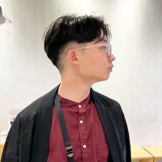 パーマ メンズ メンズパーマ/ ハイトーン/古川晴輝のヘアスタイル