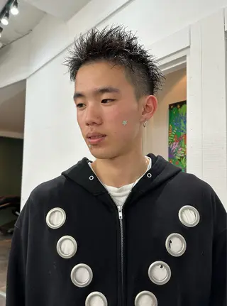 ショート メンズ YUNA★ メンズパーマのヘアスタイル