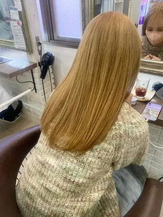 ロング カラー パーマ ヘアアレンジ 立川🤍韓国ヘア/ レイヤー🇰🇷🖤のヘアスタイル