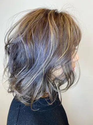 ショート カラー サロンド・かわの所属・岡野 咲絢【さあや】のヘアスタイル