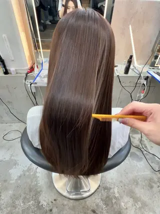ロング パーマ 髪質改善/ボブ/ ハイトーン❣️yuiのヘアスタイル