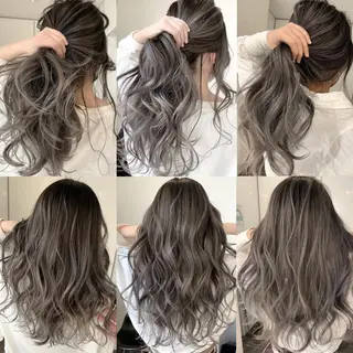 ロング カラー ヘアアレンジ 髪質改善land千葉所属・阿部 圭悟のヘアスタイル