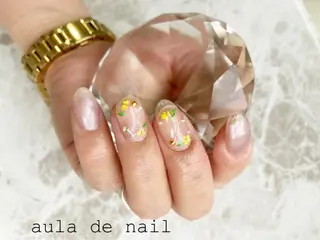 ミディアム auladenail アウラデネイルのネイルデザイン