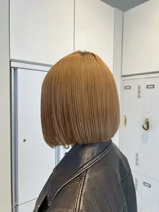 ショート 透明感カラー/ベージ ュ/HIKARU🌿のヘアスタイル