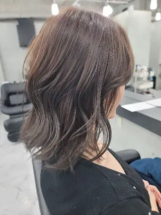セミロング カラー Endearing所属・❇️安達 優心❇️ 髪質改善/艶髪特化のヘアスタイル