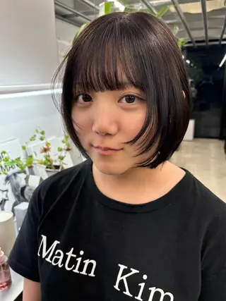 ショート カラー 似合わせカット レイヤーボブウルフのヘアスタイル