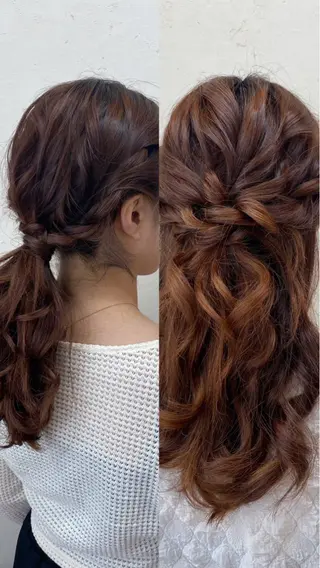 ヘアアレンジ 🫧いせき もえ🫧のヘアスタイル