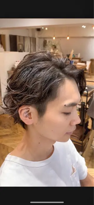 ショート パーマ メンズ メンズStylist 山根慧のヘアスタイル