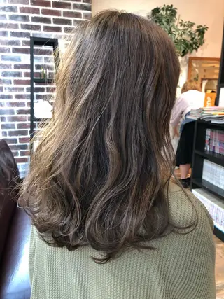 セミロング カラー 木下大地 HAIR Oneのヘアスタイル