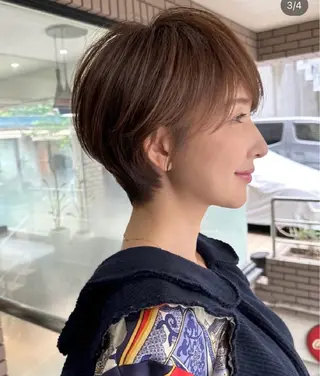 ショート nex the salon coall所属・🫧似合わせショート イシダ🫧のヘアスタイル