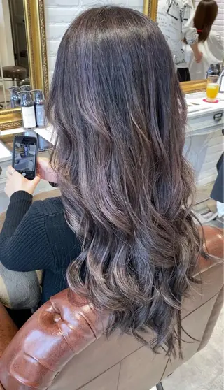 ロング カラー Renatus店長 金子裕美のヘアスタイル