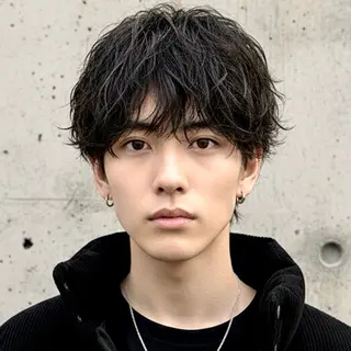 ミディアム パーマ メンズ headstock所属・HEADSTOCK のすけ【五位堂】のヘアスタイル