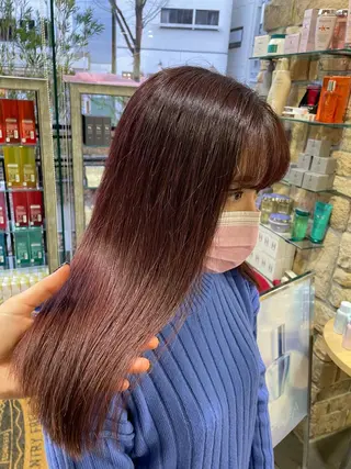 ロング 艶髪カラー🫧 髪質改善🪽萩原のヘアスタイル