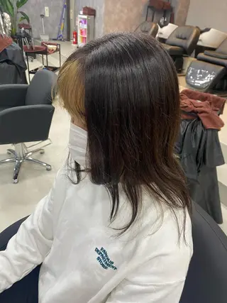セミロング まつ毛パーマ専門 茉里のヘアスタイル