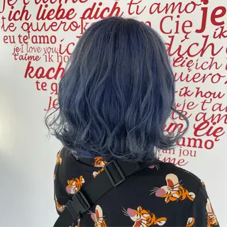 ミディアム カラー ヘアアレンジ CREAPY所属・CREAPY　日向野 利菜のヘアスタイル