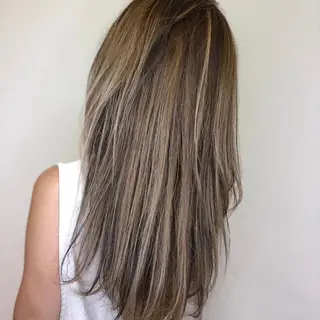 ロング フェードパーマ 新倉幸之助のヘアスタイル