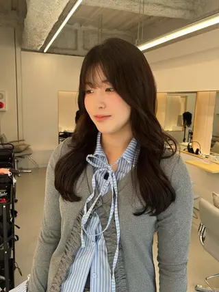 ロング レイヤー/ショート 遠藤光輝のヘアスタイル