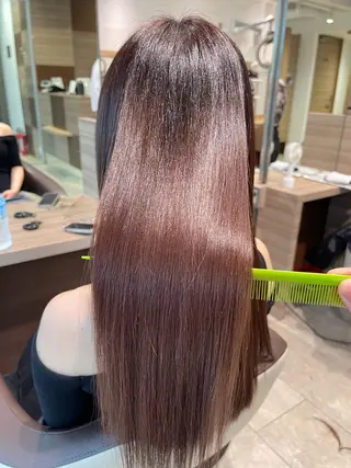 ロング 塚下 怜菜のヘアスタイル