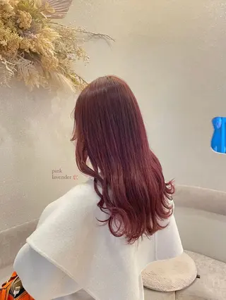ロング カラー 穴吹 涼のヘアスタイル