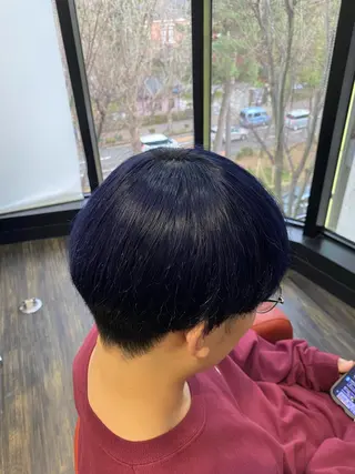 ショート カラー メンズ 諸岡 玲のヘアスタイル