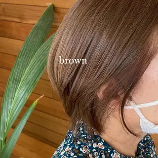 ショート 透明感カラー 【問屋町】moe🪿のヘアスタイル