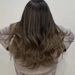 セミロング ヘアアレンジ パーマ カラー メンズ キッズ ネイル マツエク・マツパ アイブロウ 髪質改善🇰🇷 レイヤーカット/梅田のヘアスタイル