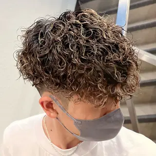 ショート パーマ メンズ 立川/メンズパーマ 厚進太郎のヘアスタイル
