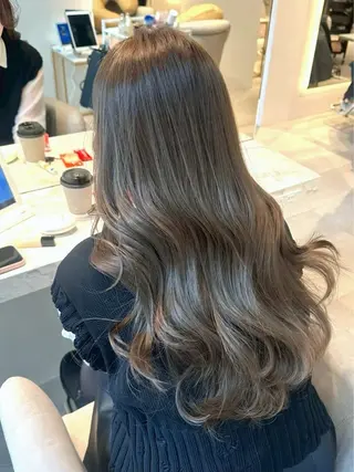 ロング カラー 𝐚𝐲𝐮𝐧𝐚 🤍のヘアスタイル