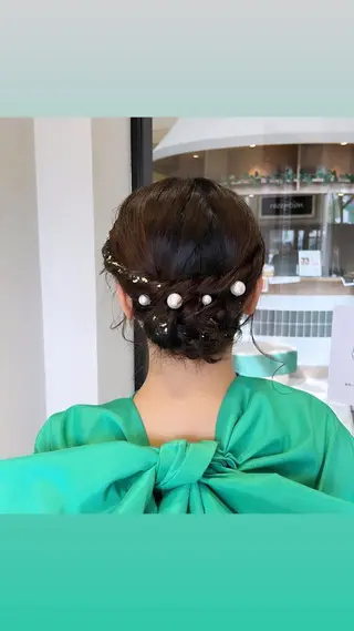ヘアアレンジ 津田 七美希のヘアスタイル