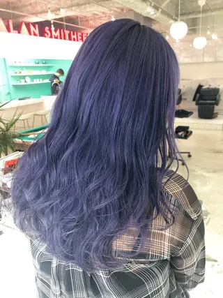 ロング カラー ヘアアレンジ GRAND OMOTESANDOのヘアスタイル