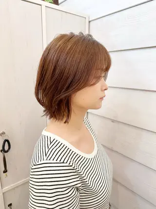 ミディアム カラー newline銀座所属・銀座ショート/ 大人ショート/金子涼のヘアスタイル