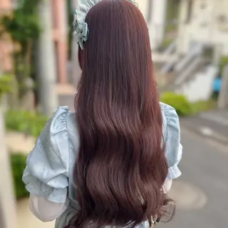 ロング カラー kana ブリーチなしカラー✨のヘアスタイル